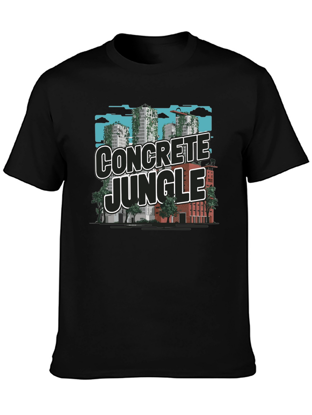 Concrete Jungle Graphic Tee - Urban Style