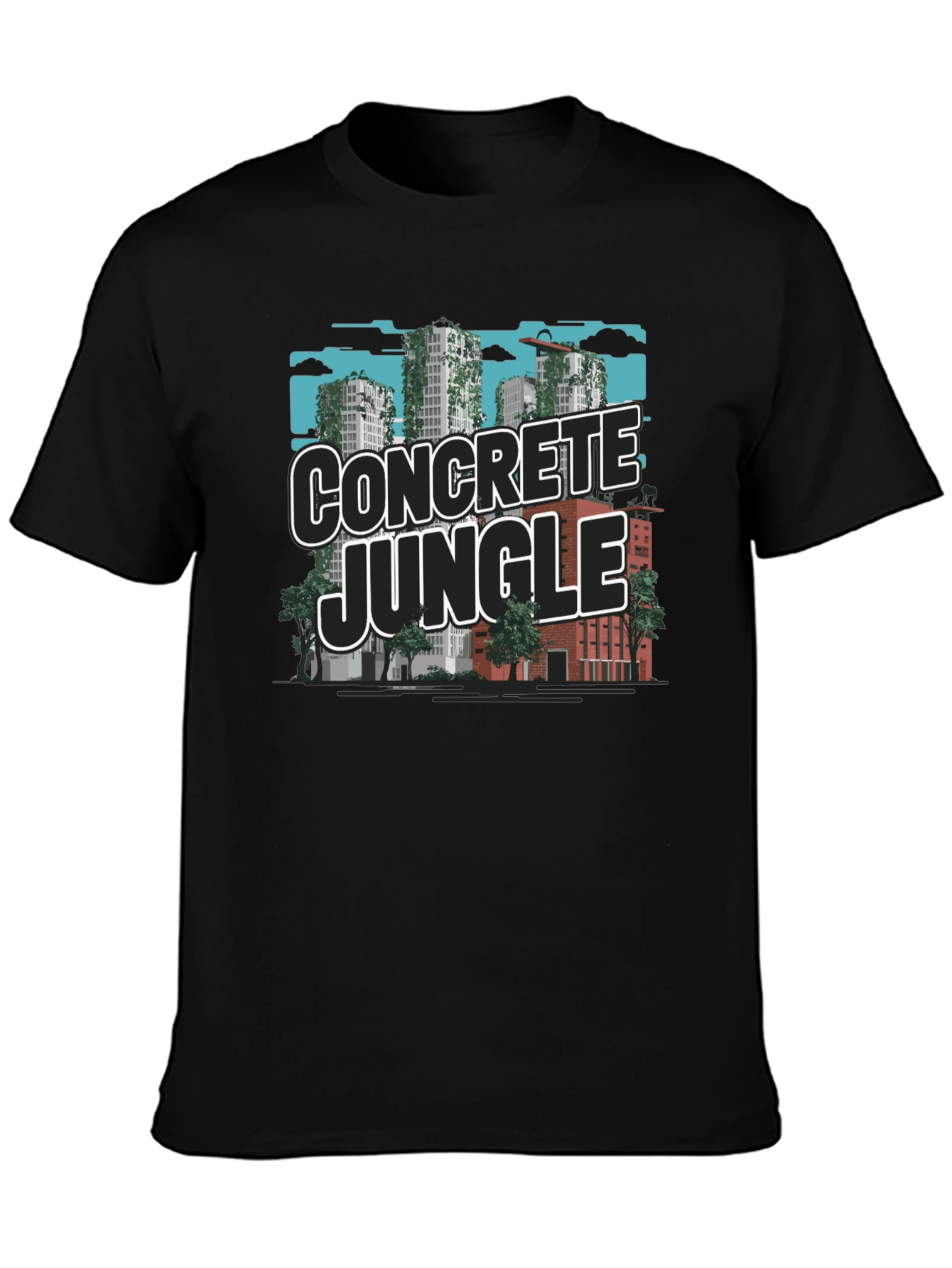 Concrete Jungle Graphic Tee - Urban Style