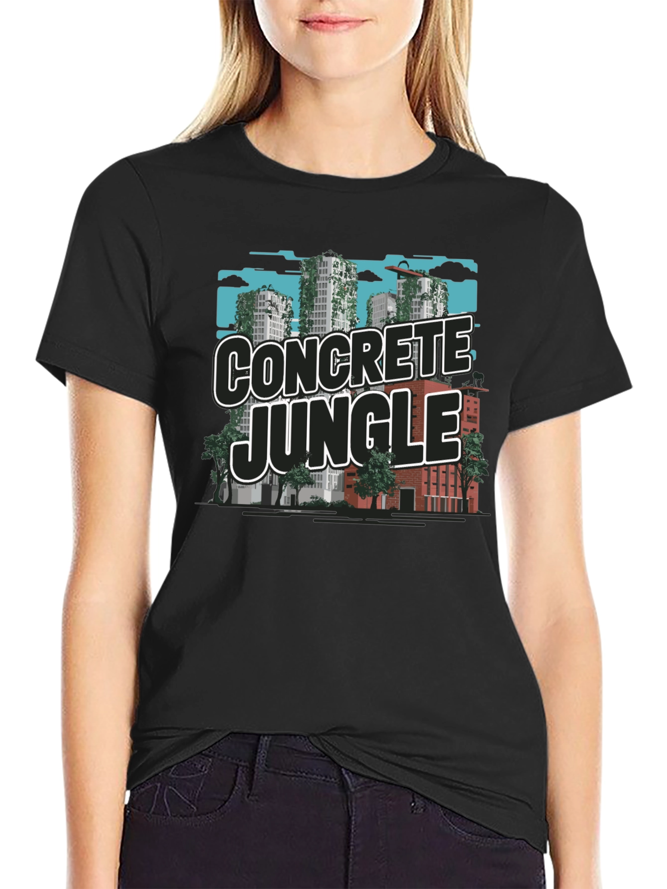 Concrete Jungle Graphic Tee - Urban Style