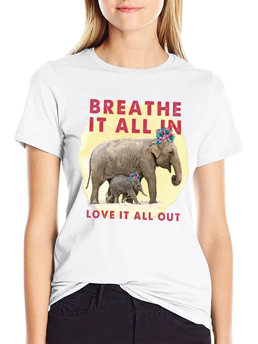 Elephant Breathe Graphic Tee