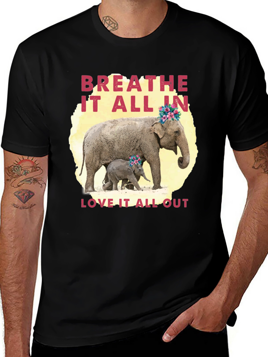 Elephant Breathe Graphic Tee