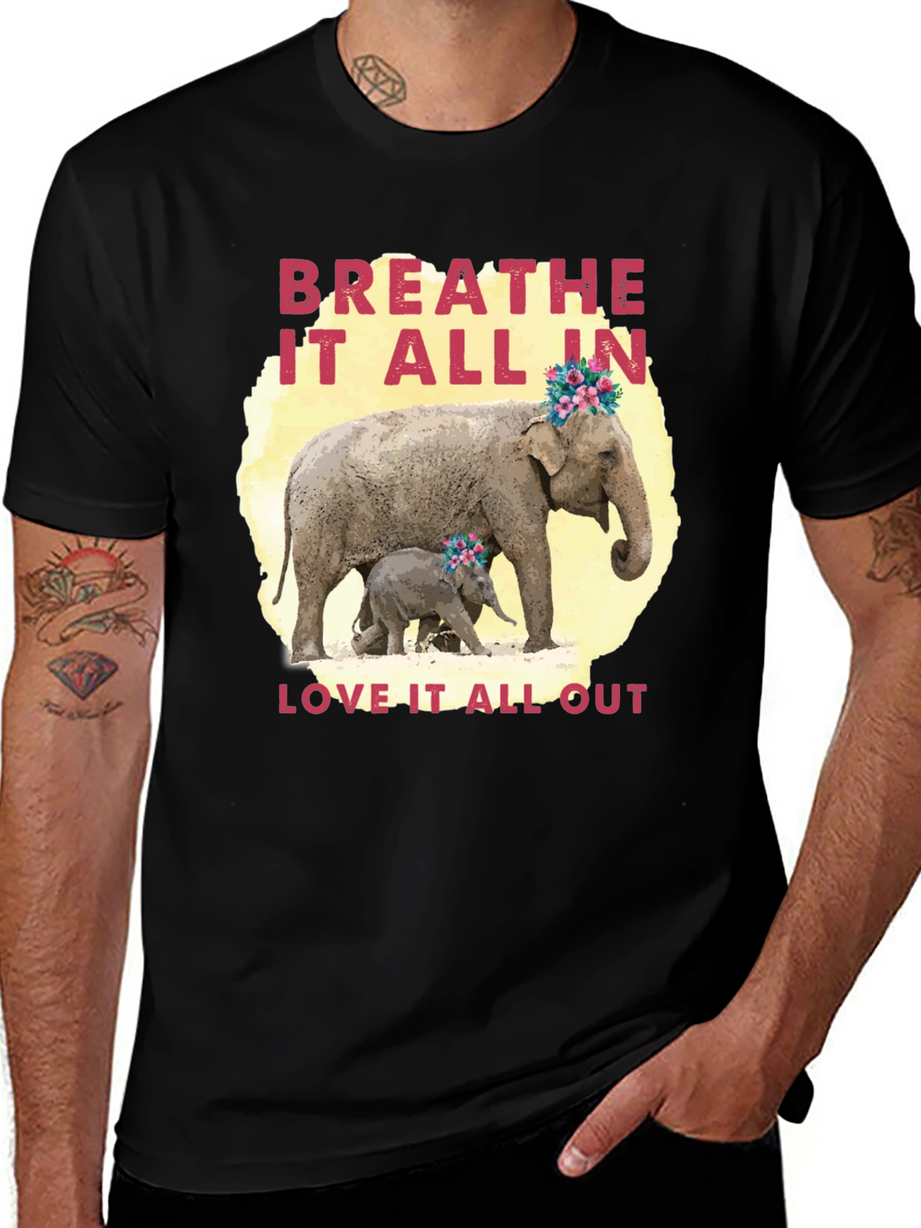 Elephant Breathe Graphic Tee