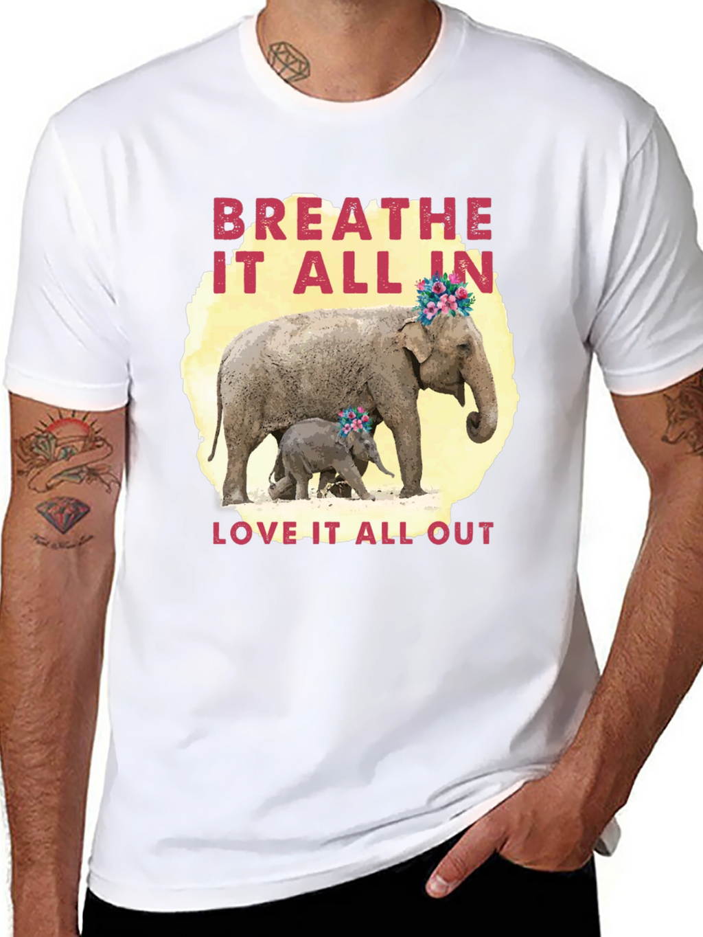 Elephant Breathe Graphic Tee