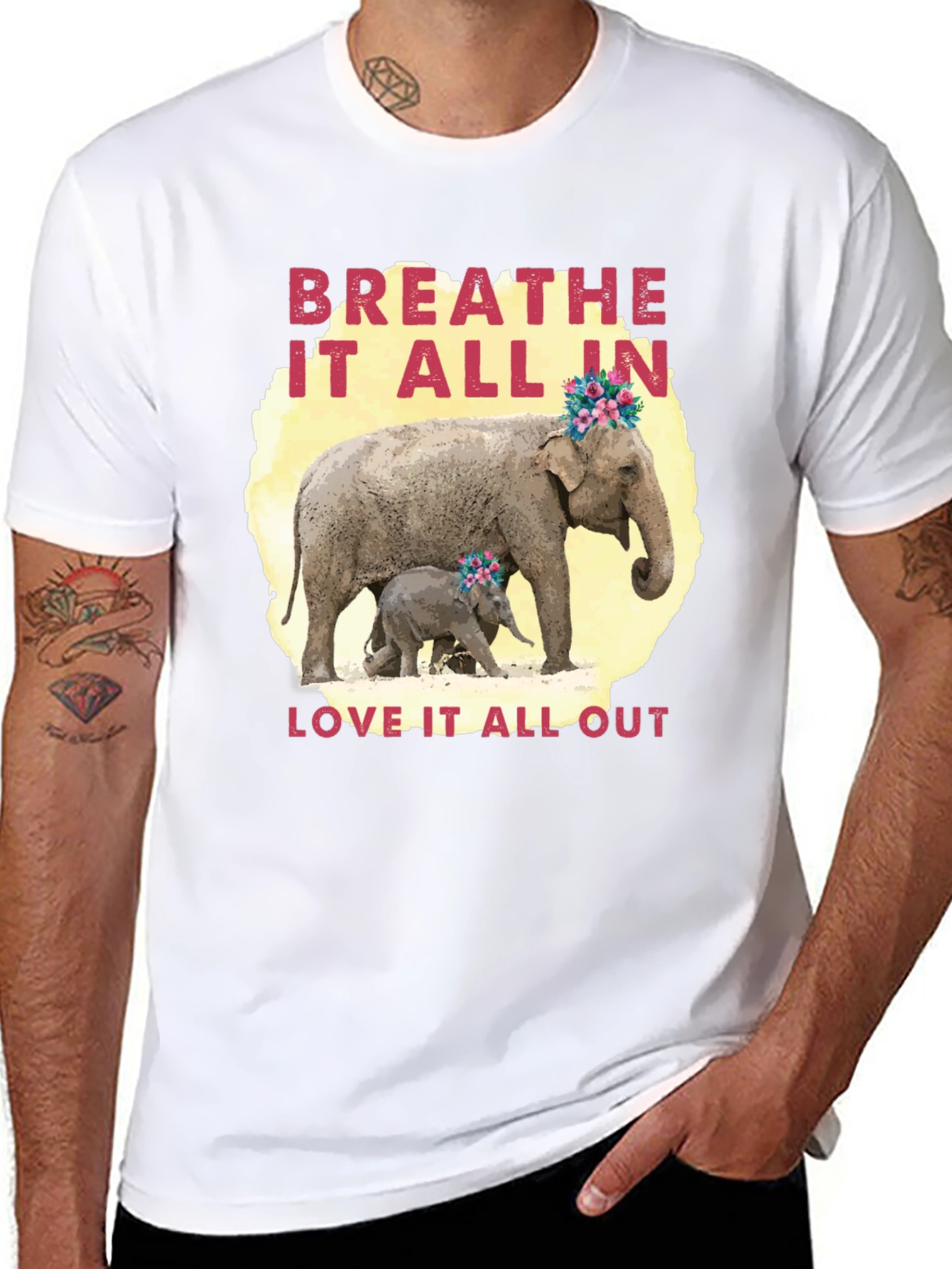 Elephant Breathe Graphic Tee