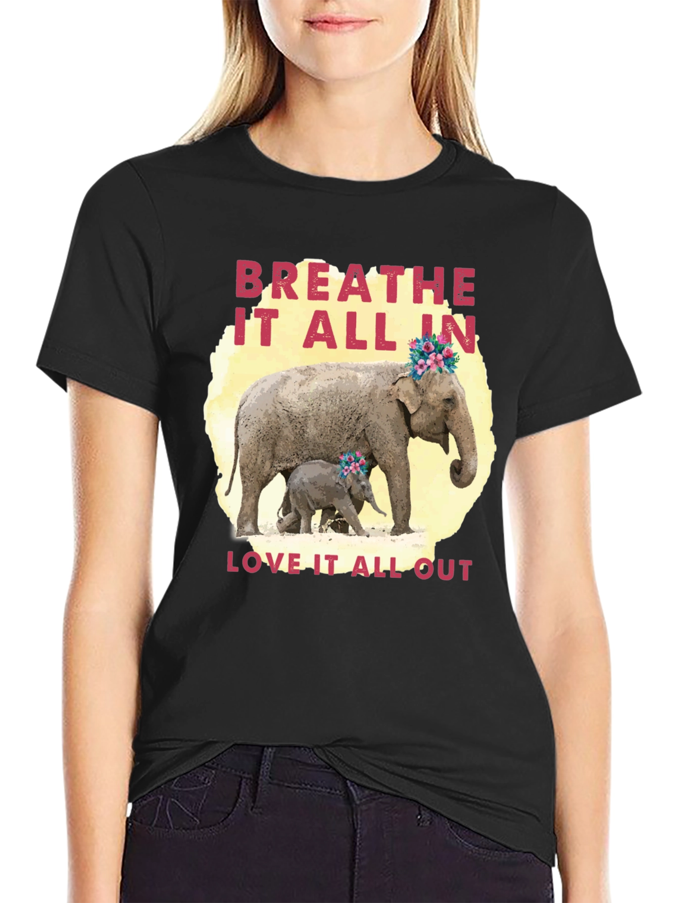 Elephant Breathe Graphic Tee