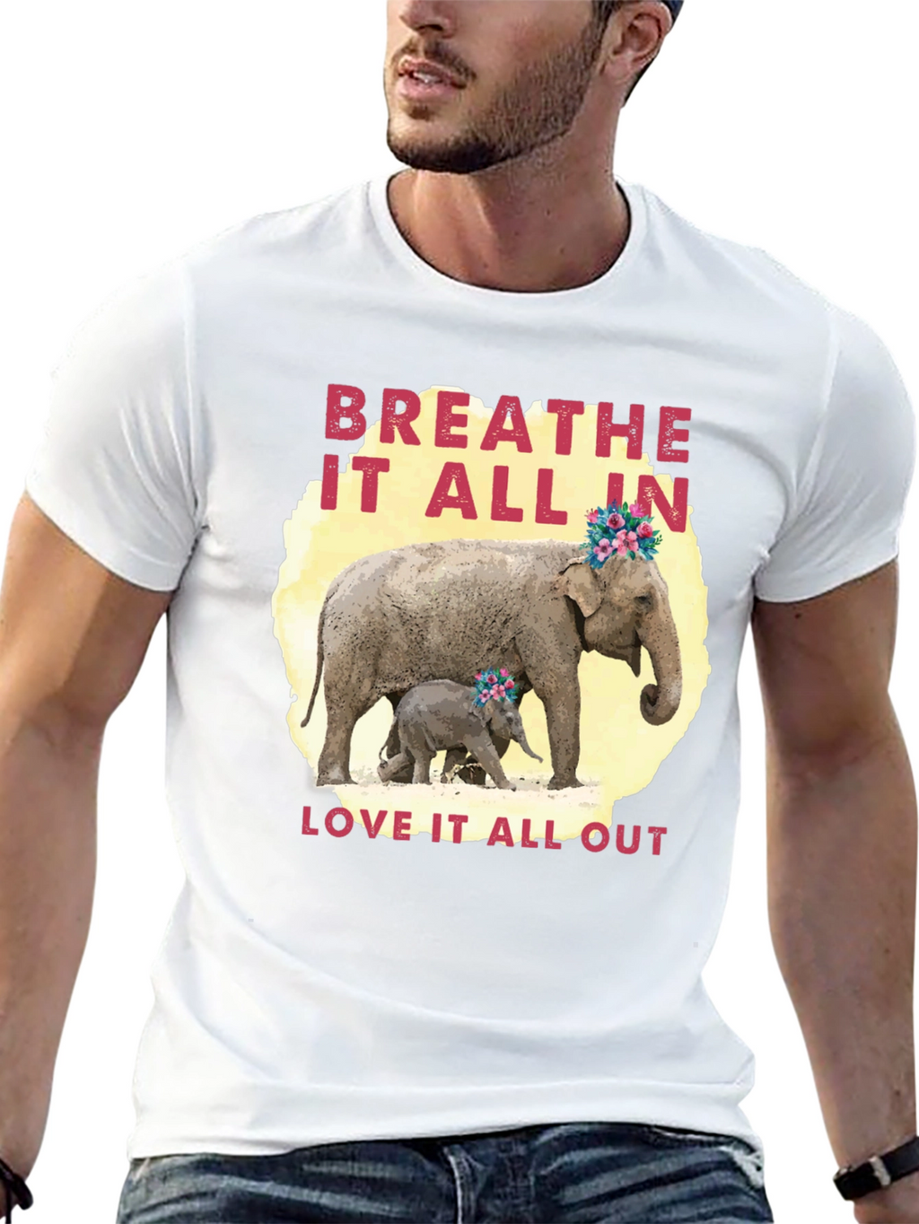 Elephant Breathe Graphic Tee
