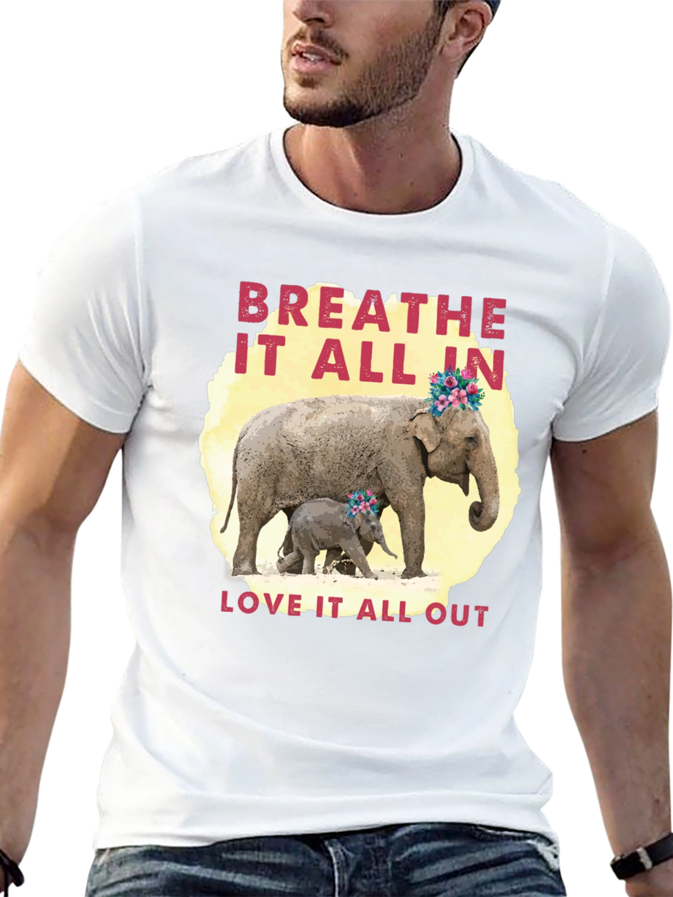 Elephant Breathe Graphic Tee