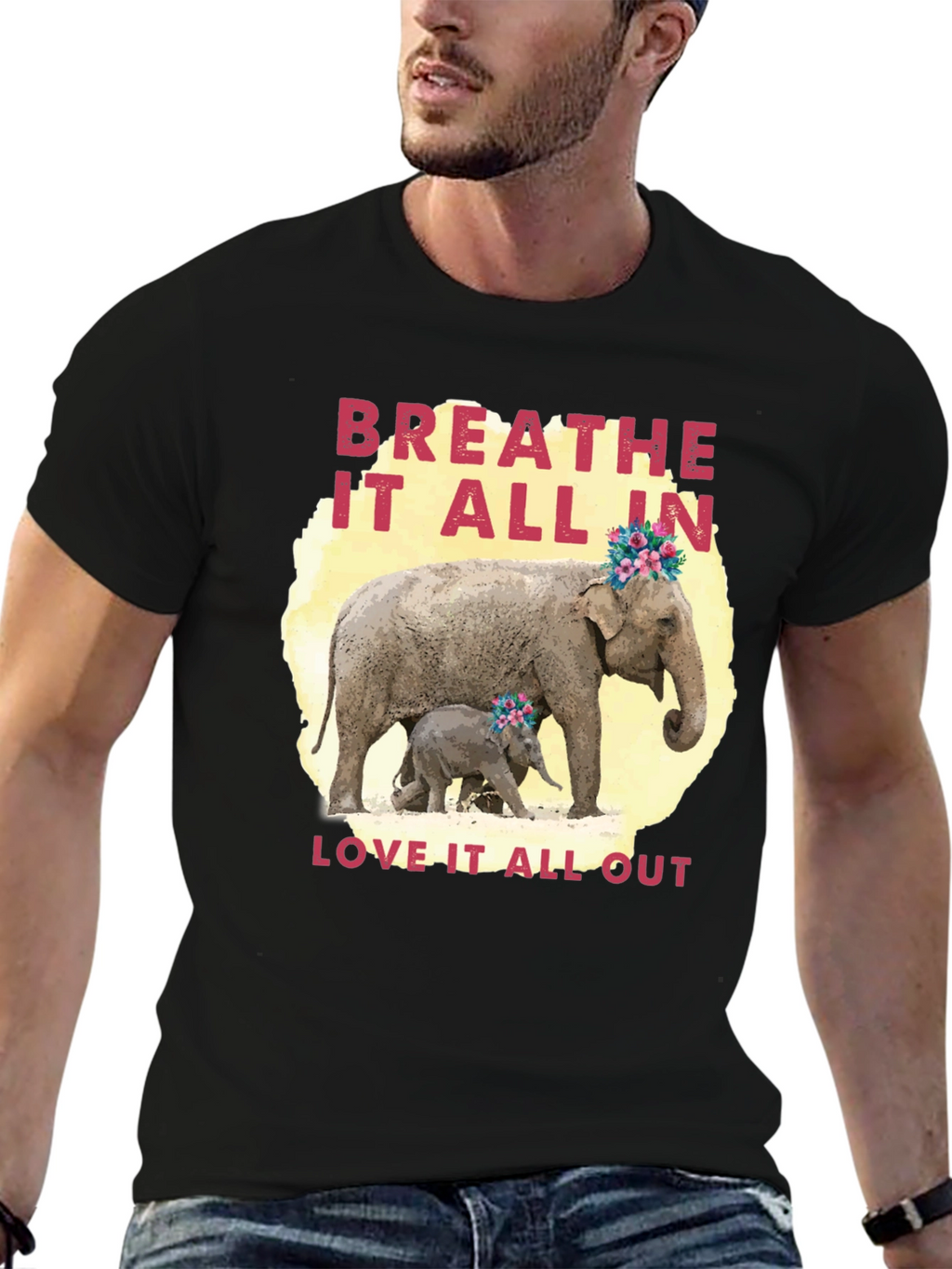 Elephant Breathe Graphic Tee