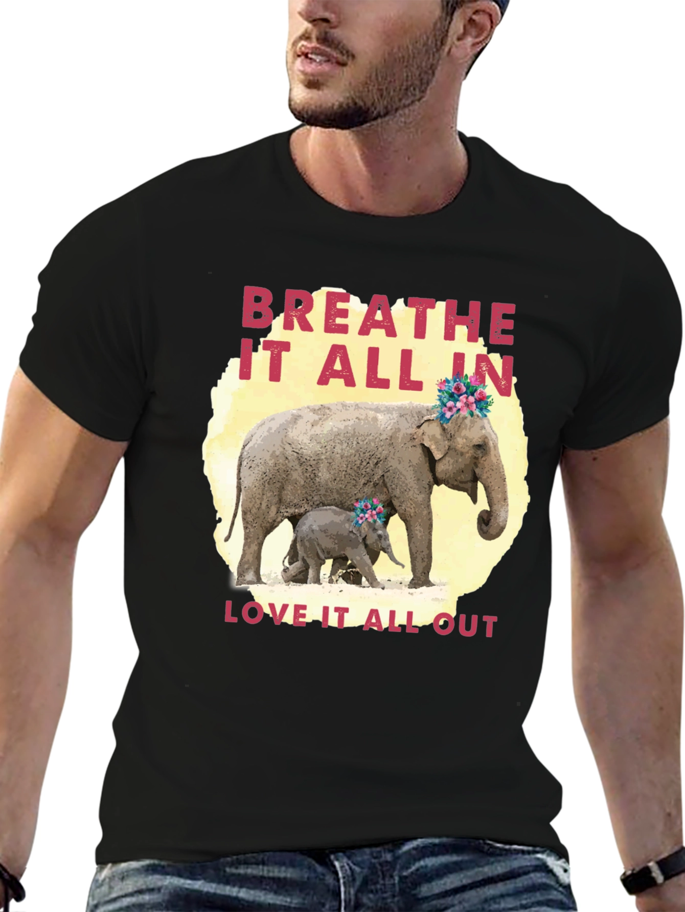 Elephant Breathe Graphic Tee