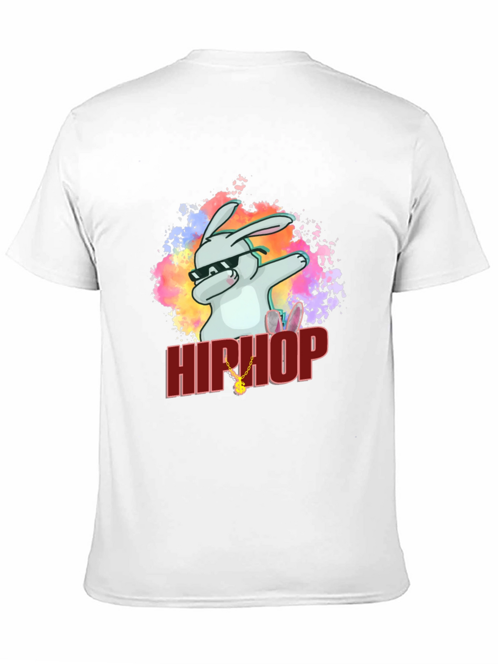 Hip Hop Rabbit Graphic T-Shirt - Cool & Trendy