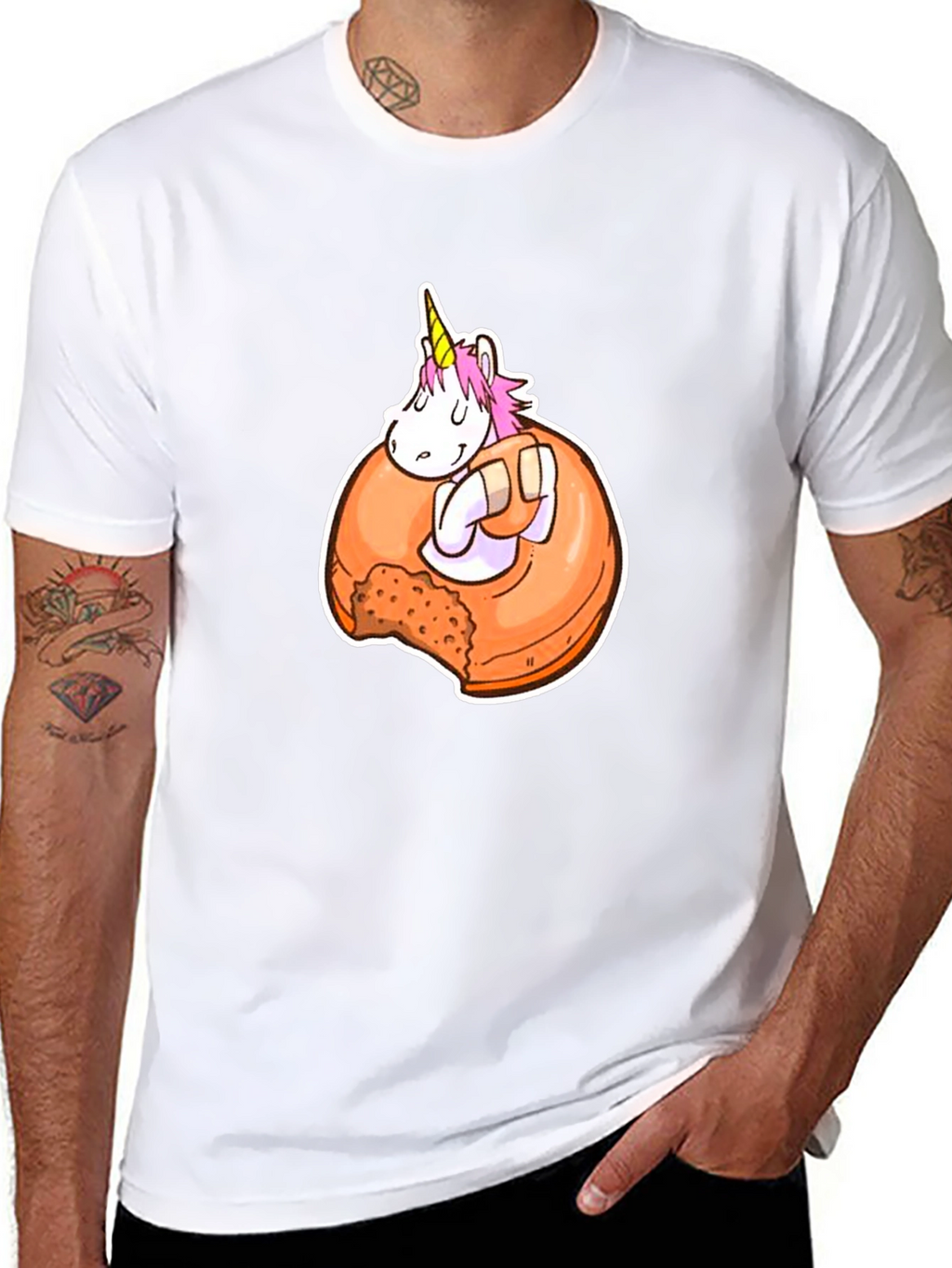 Unicorn Donut T-Shirt - Sweet Style!