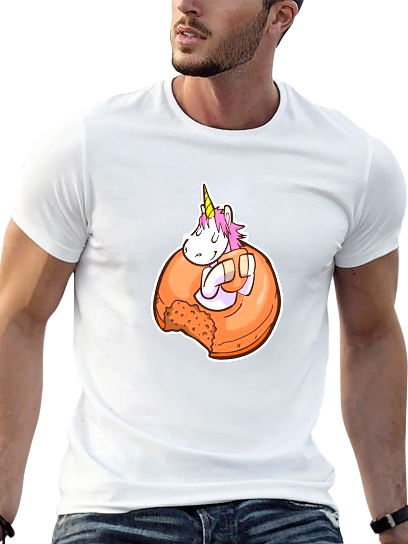 Unicorn Donut T-Shirt - Sweet Style!