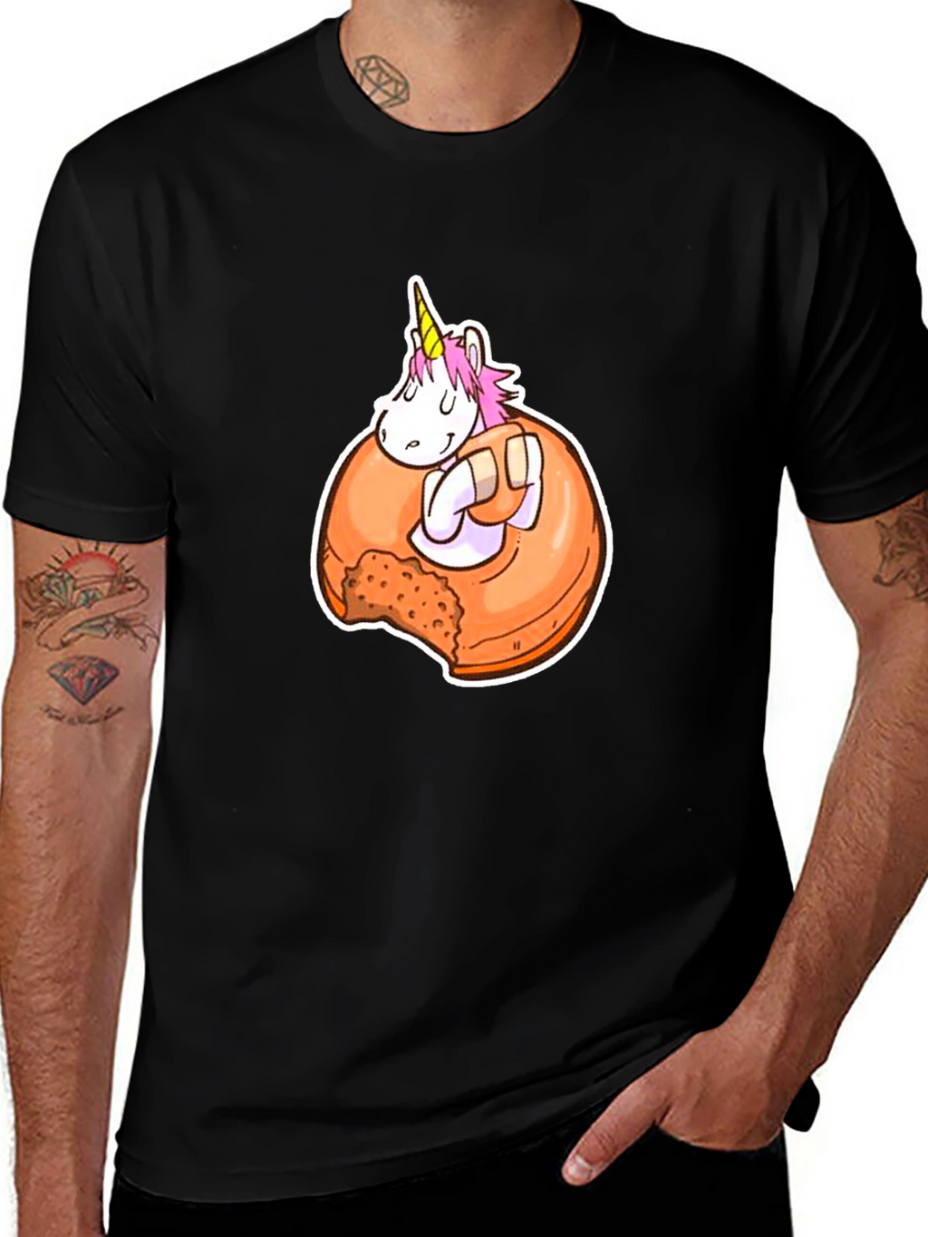 Unicorn Donut T-Shirt - Sweet Style!