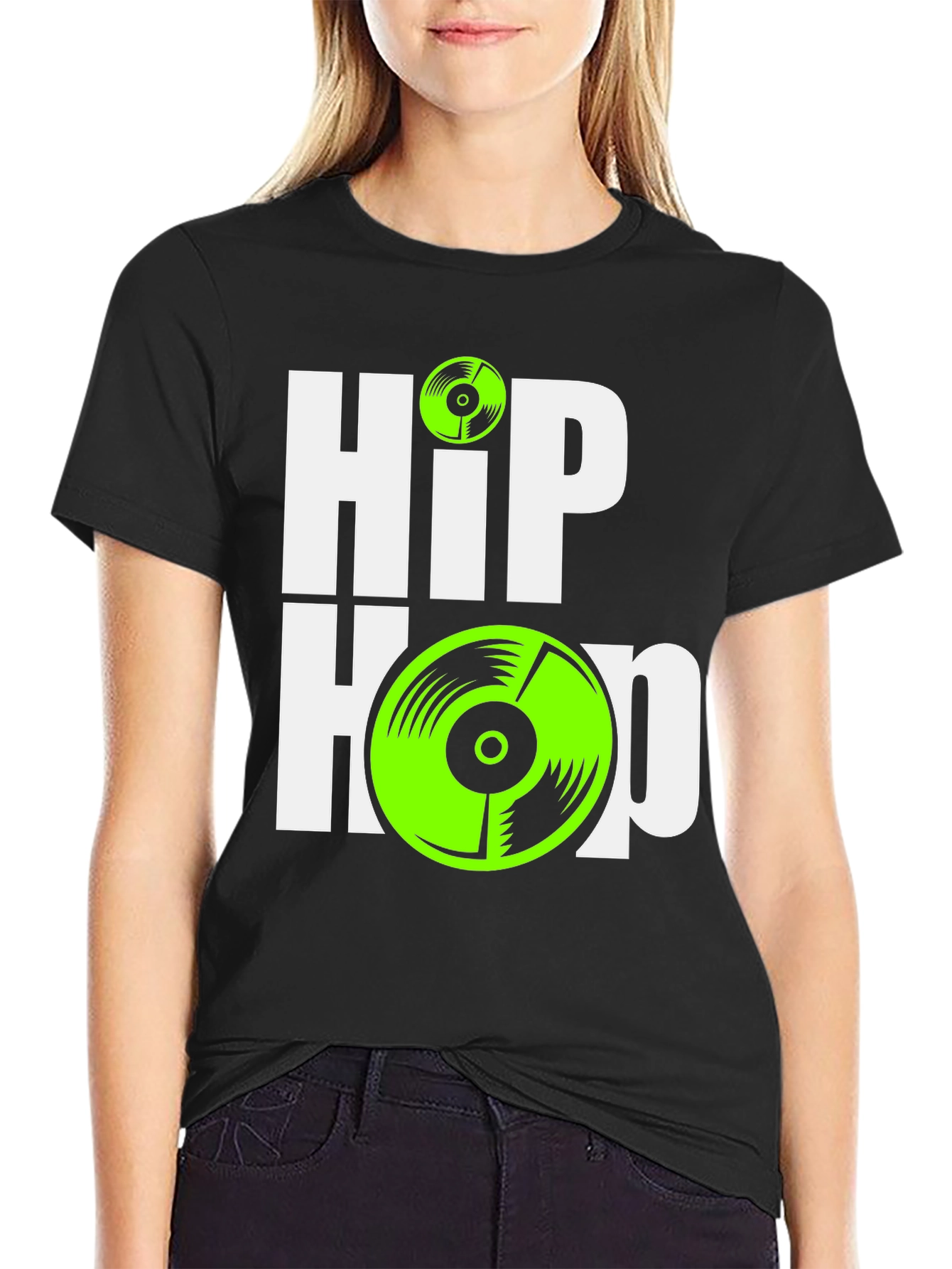 Hip Hop Vinyl Graphic Tee - Cool Music Lover T-Shirt