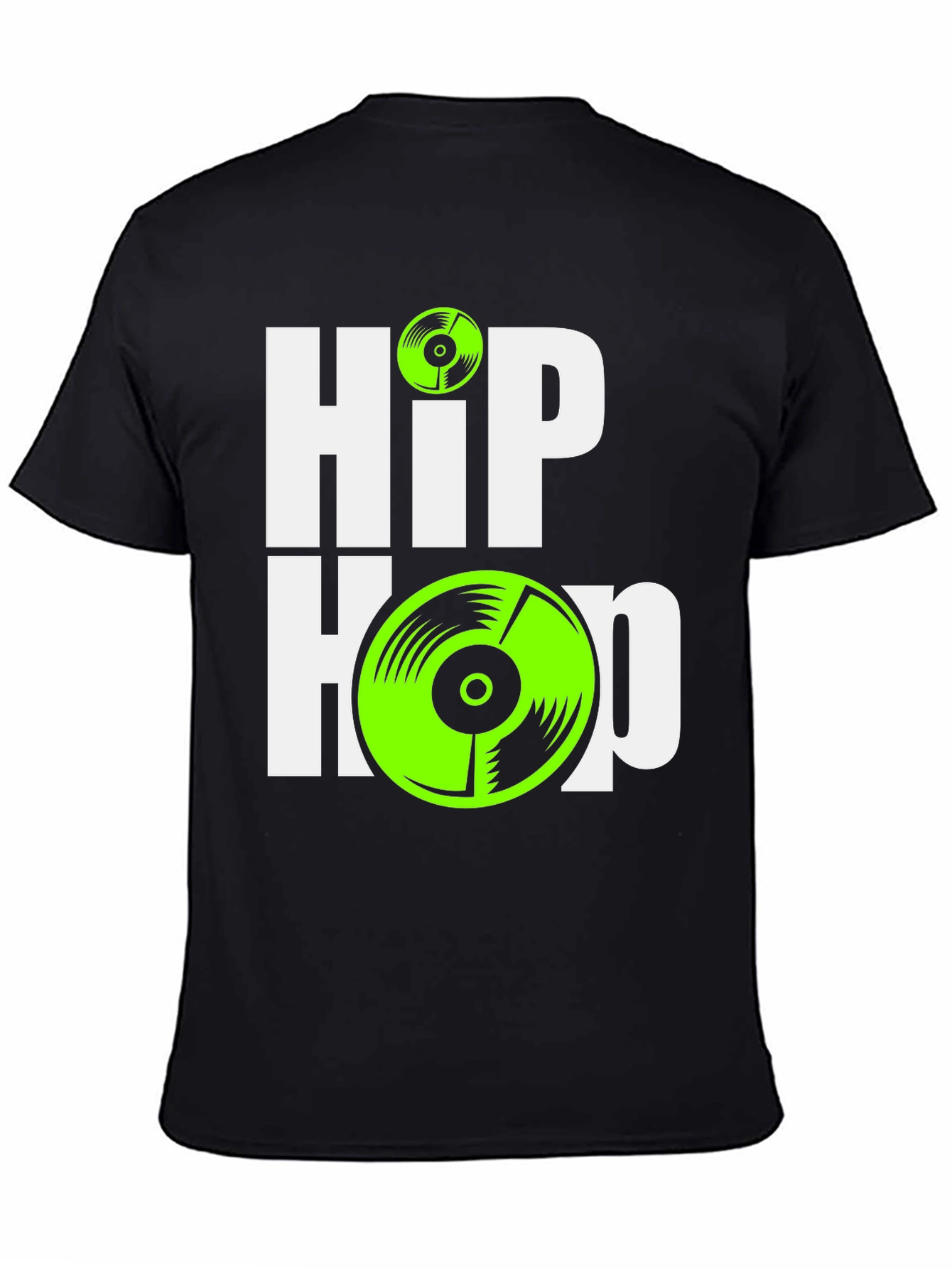 Hip Hop Vinyl Graphic Tee - Cool Music Lover T-Shirt