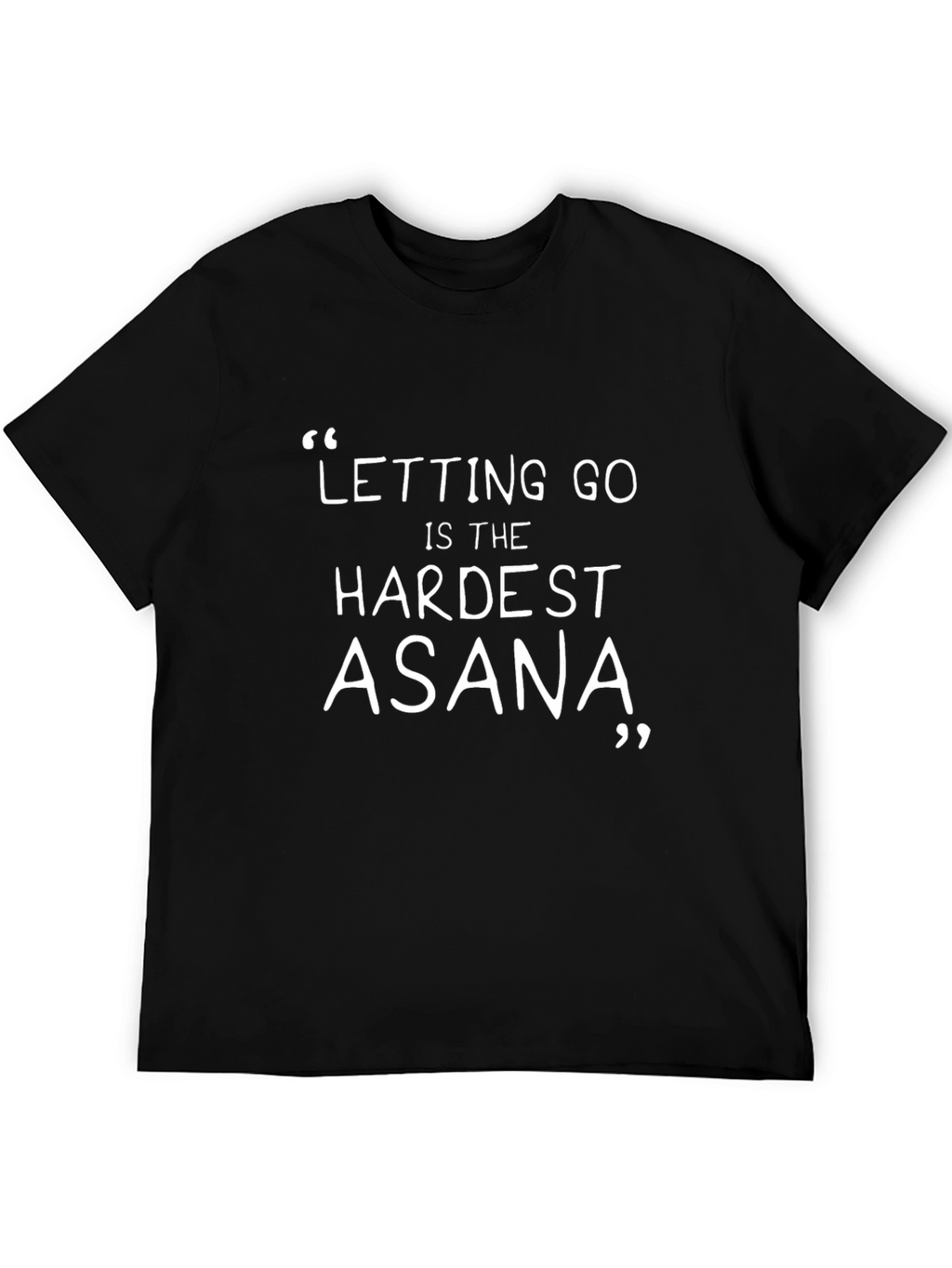 Letting Go Asana Graphic Tee - Yoga Inspired