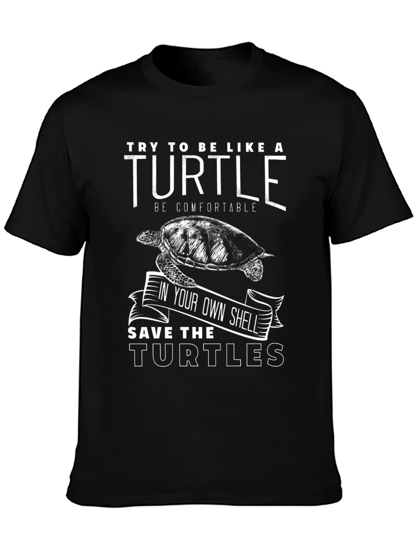 Turtle Graphic Tee: Be Comfortable in Your Own Shell