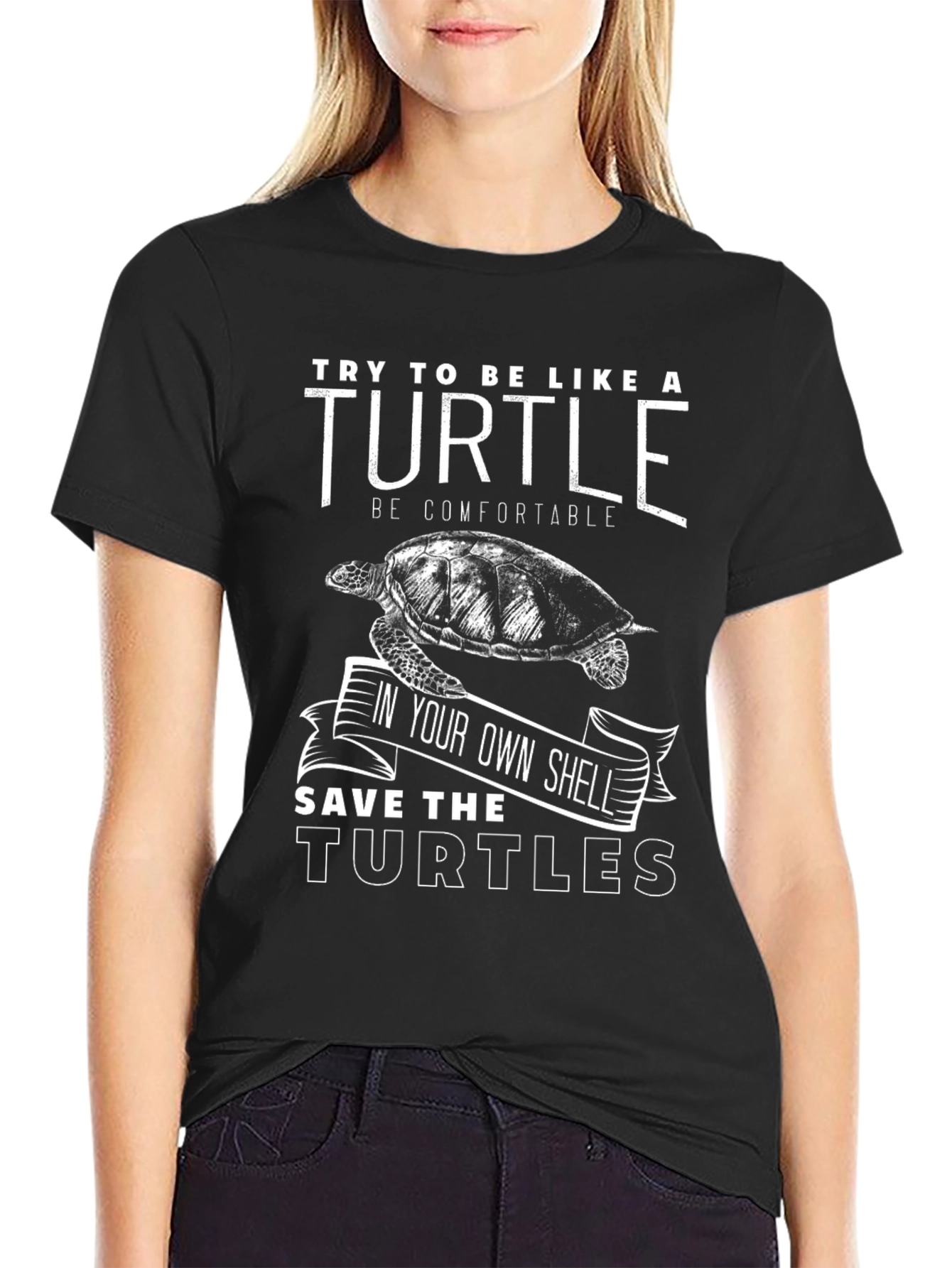 Turtle Graphic Tee: Be Comfortable in Your Own Shell
