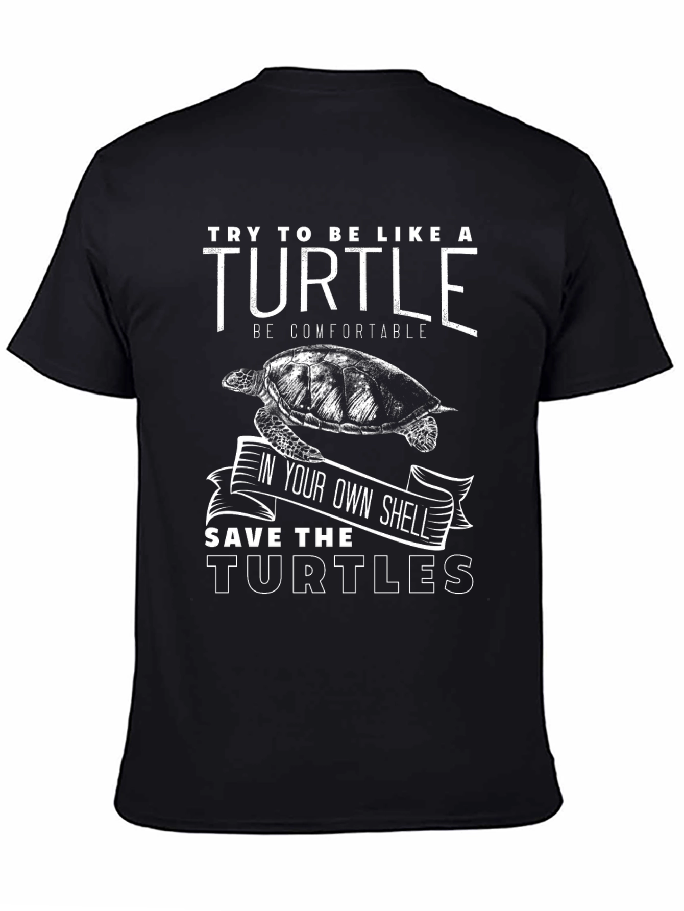 Turtle Graphic Tee: Be Comfortable in Your Own Shell