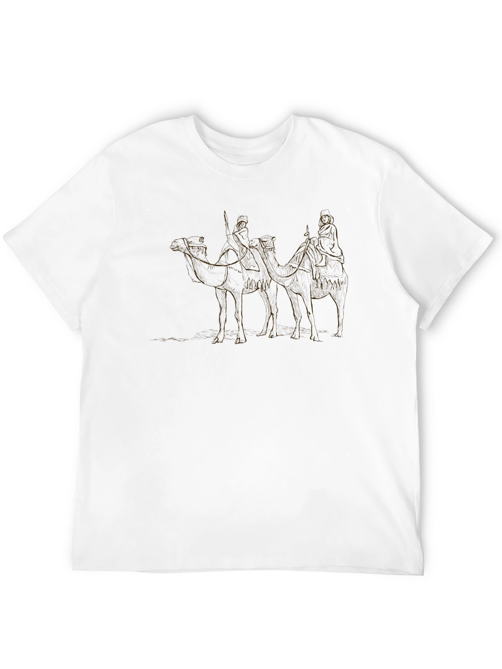 Graphic Tee: Three Wise Men Camel Journey Design