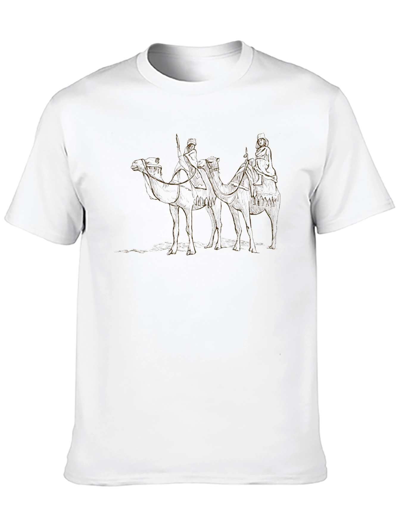 Graphic Tee: Three Wise Men Camel Journey Design