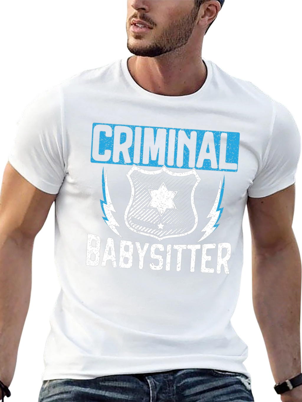 Criminal Babysitter Graphic T-Shirt