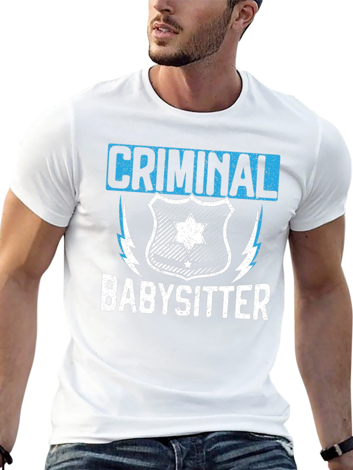Criminal Babysitter Graphic T-Shirt