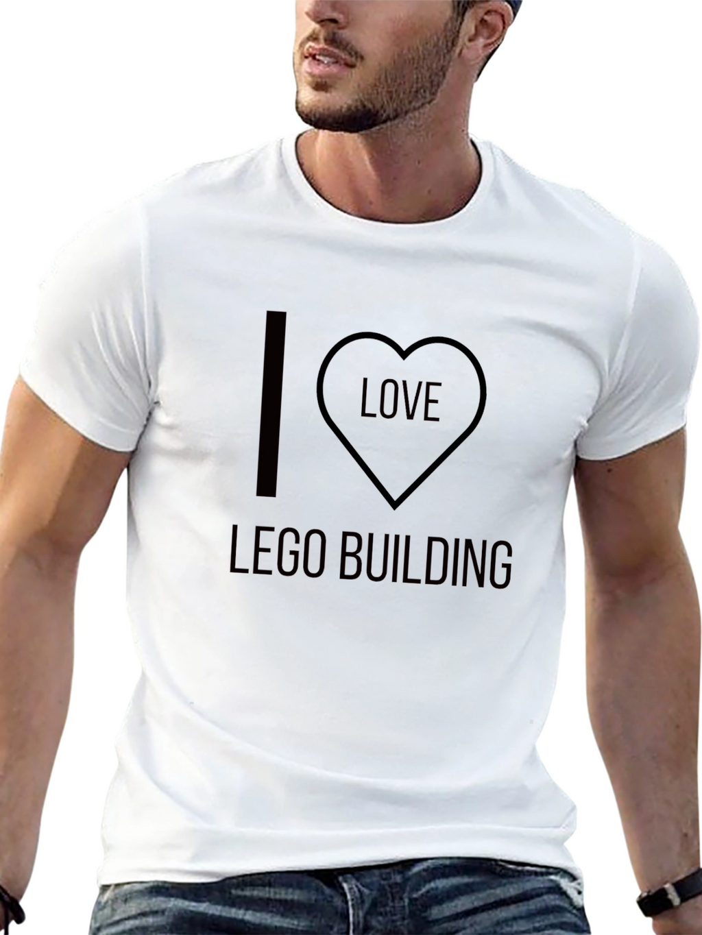 I Love Lego Building T-Shirt