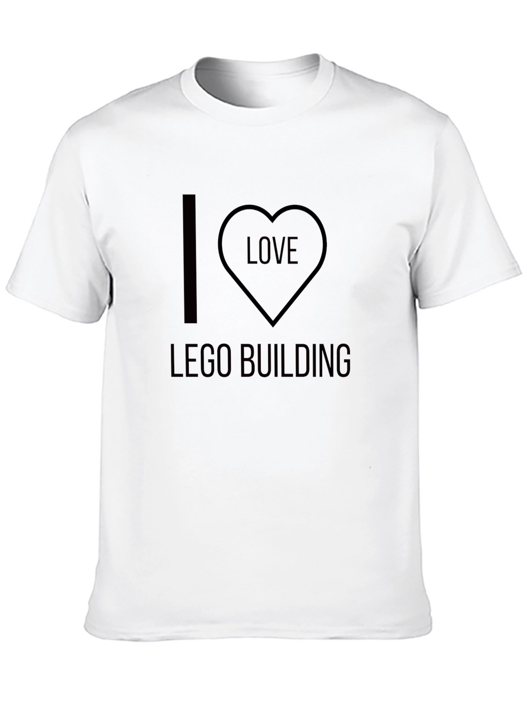 I Love Lego Building T-Shirt