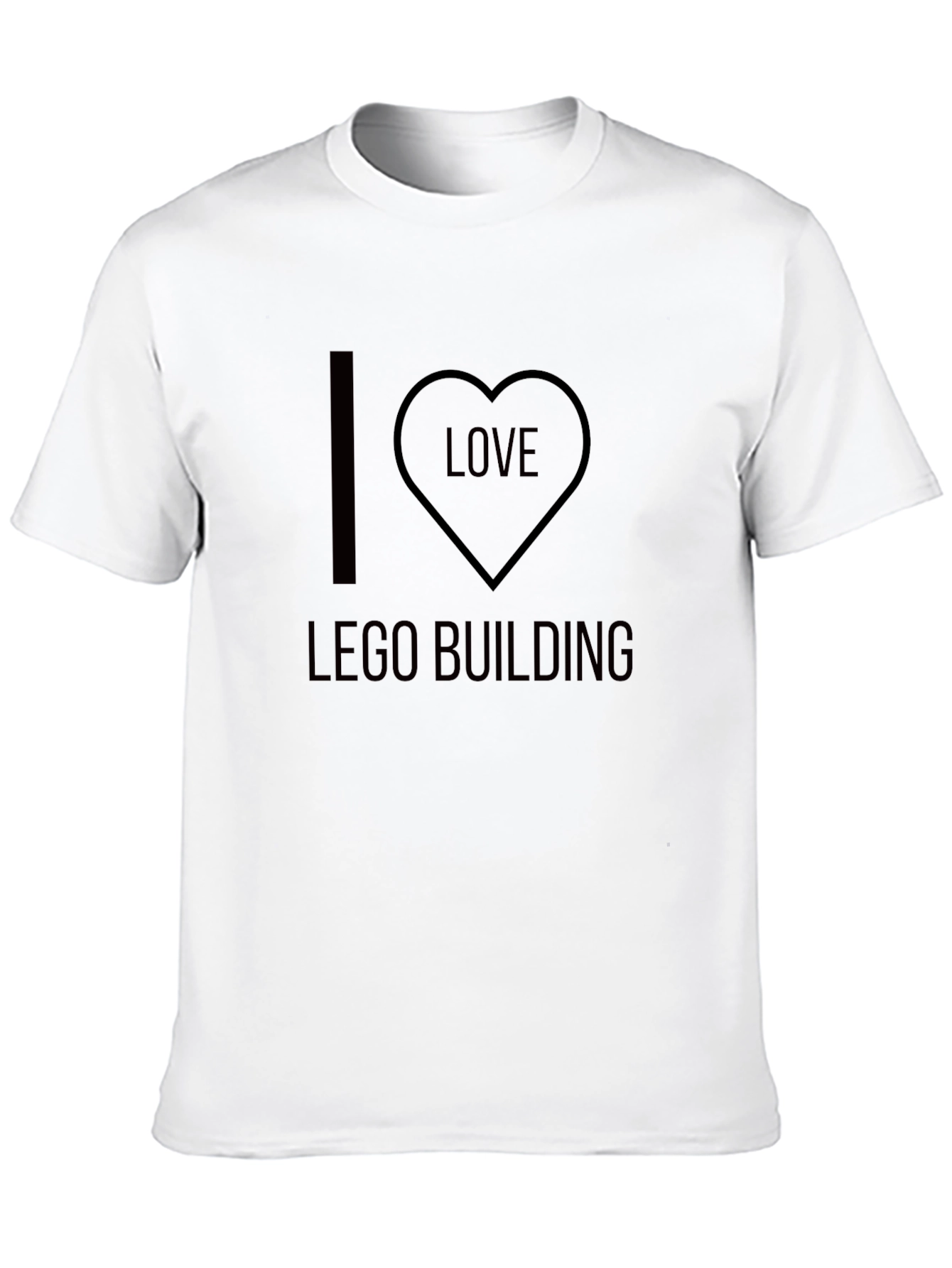 I Love Lego Building T-Shirt