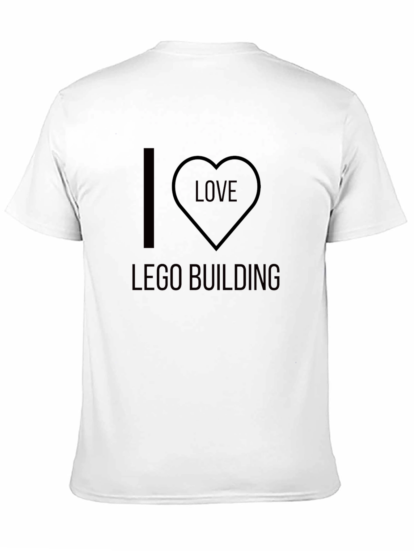 I Love Lego Building T-Shirt