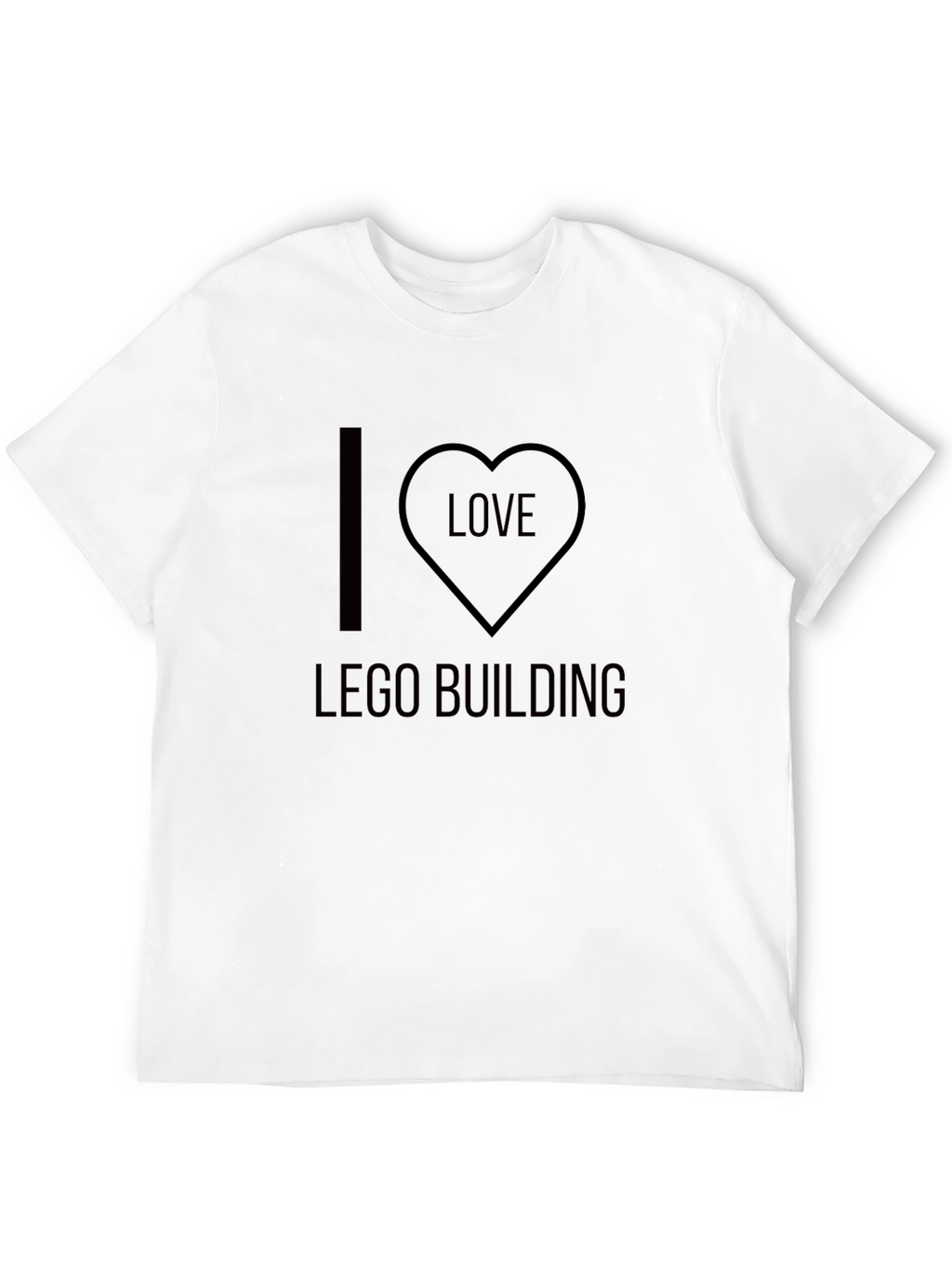 I Love Lego Building T-Shirt