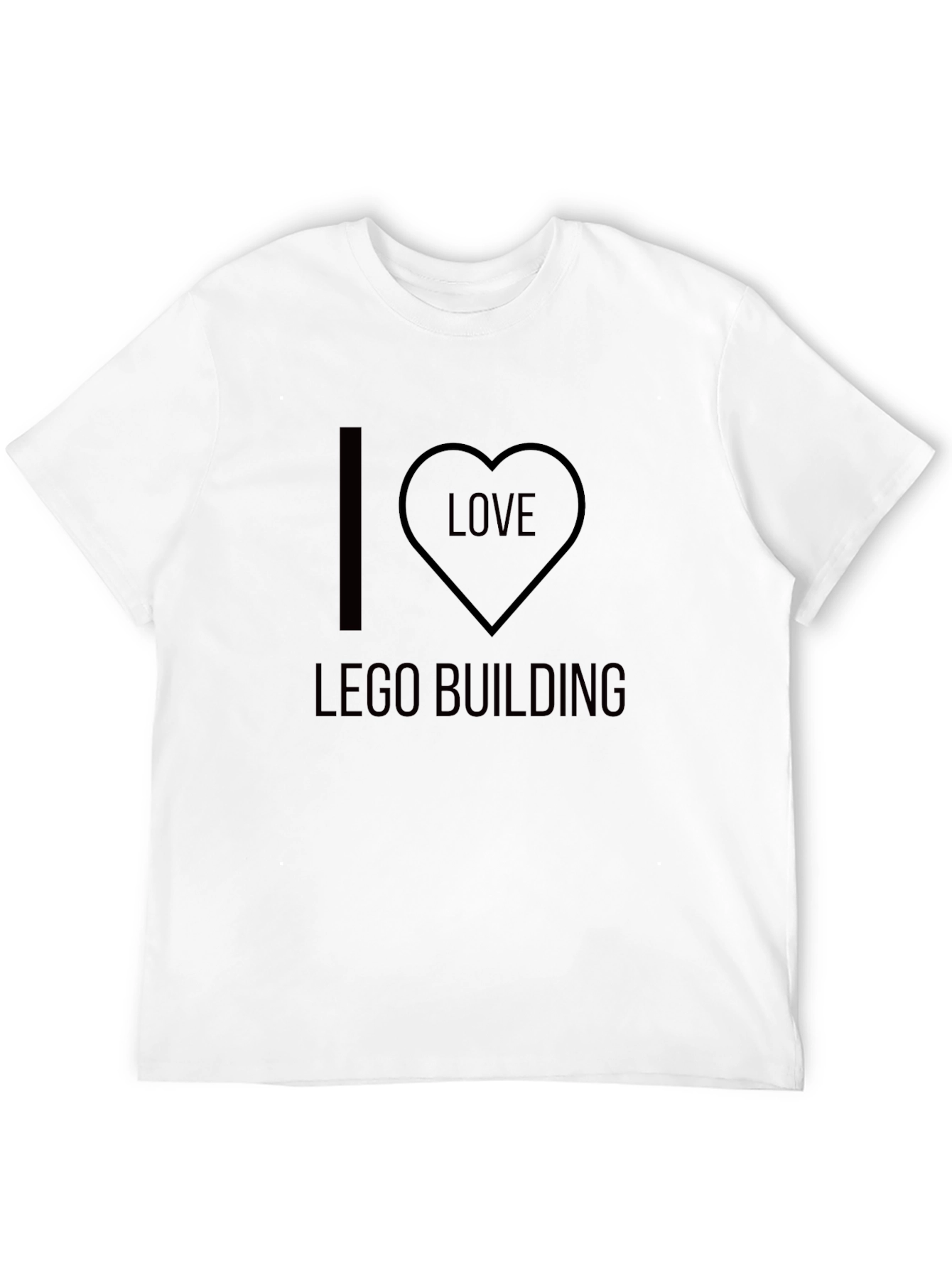 I Love Lego Building T-Shirt