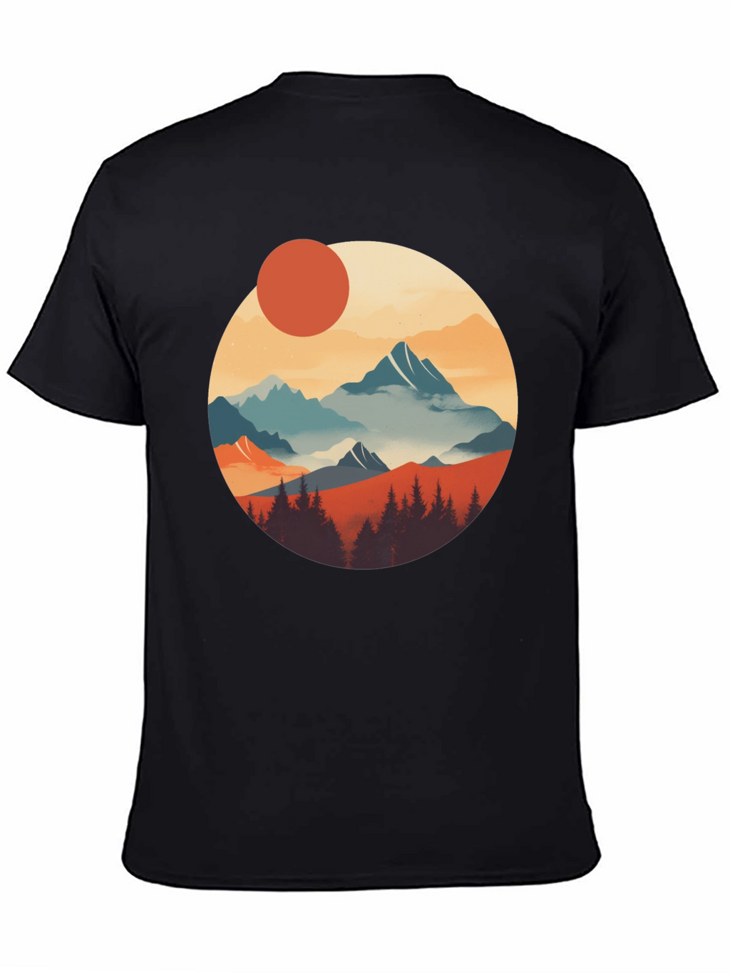 Scenic Mountain Graphic Tee - Nature Inspired Design