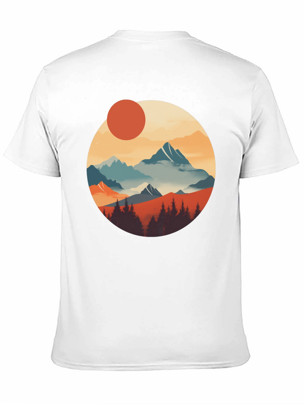 Scenic Mountain Graphic Tee - Nature Inspired Design