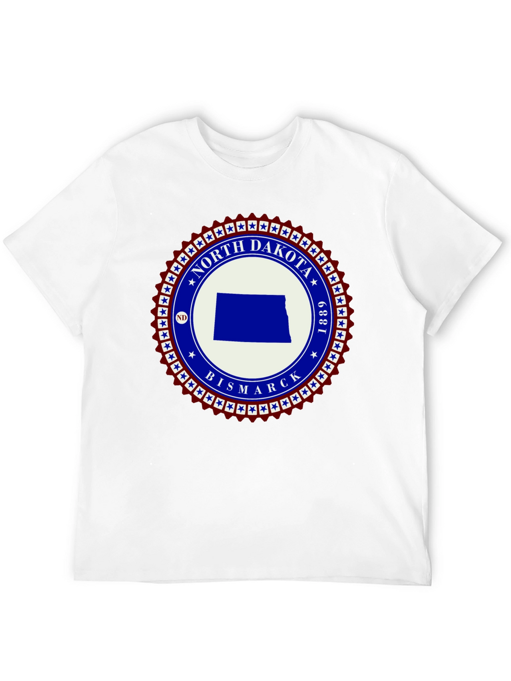 North Dakota State Pride Graphic T-Shirt