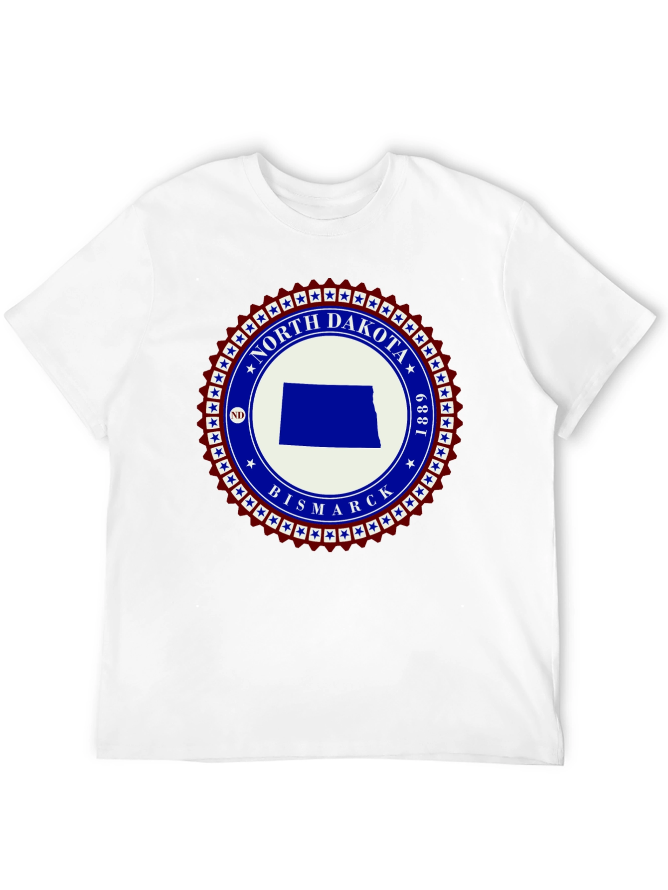 North Dakota State Pride Graphic T-Shirt