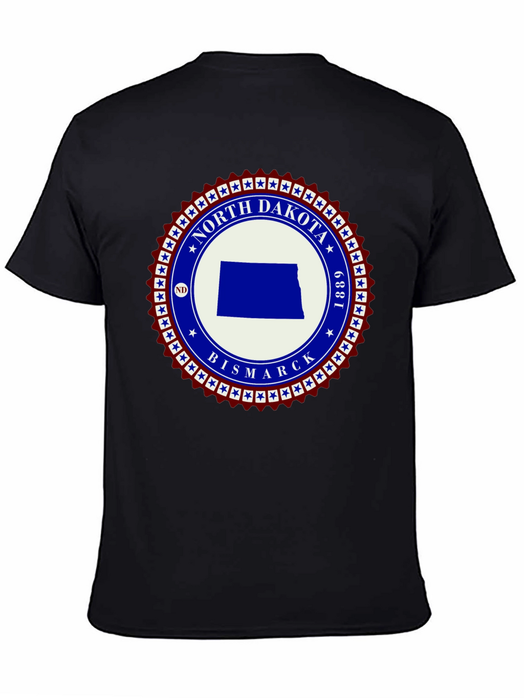 North Dakota State Pride Graphic T-Shirt