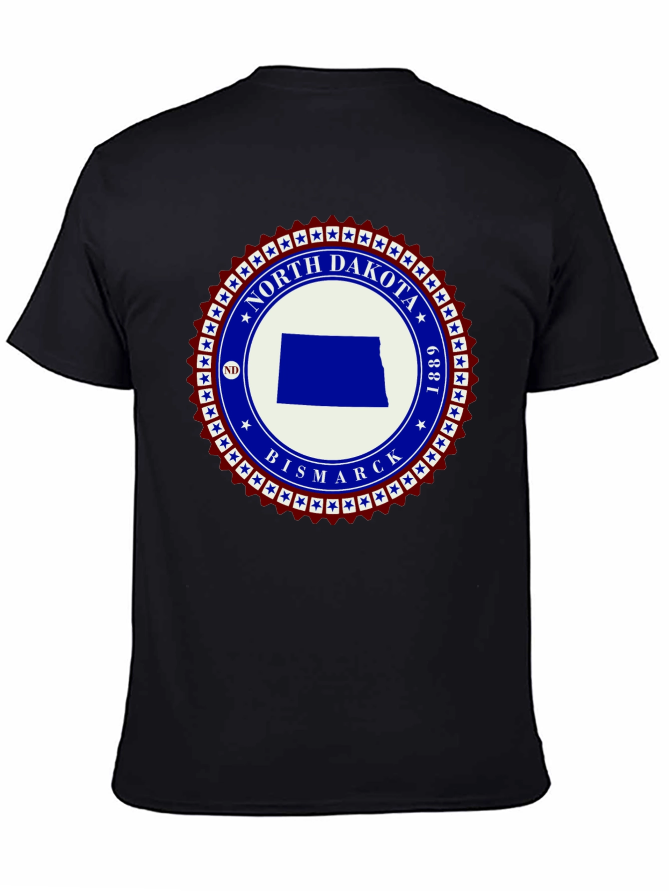 North Dakota State Pride Graphic T-Shirt