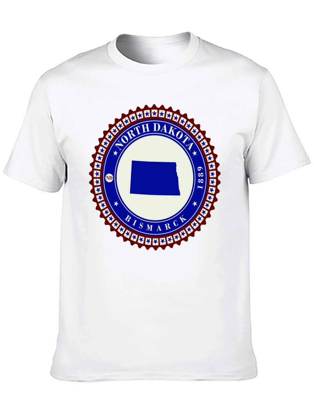 North Dakota State Pride Graphic T-Shirt