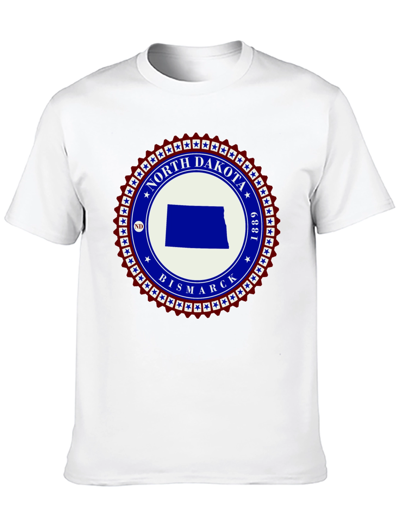 North Dakota State Pride Graphic T-Shirt