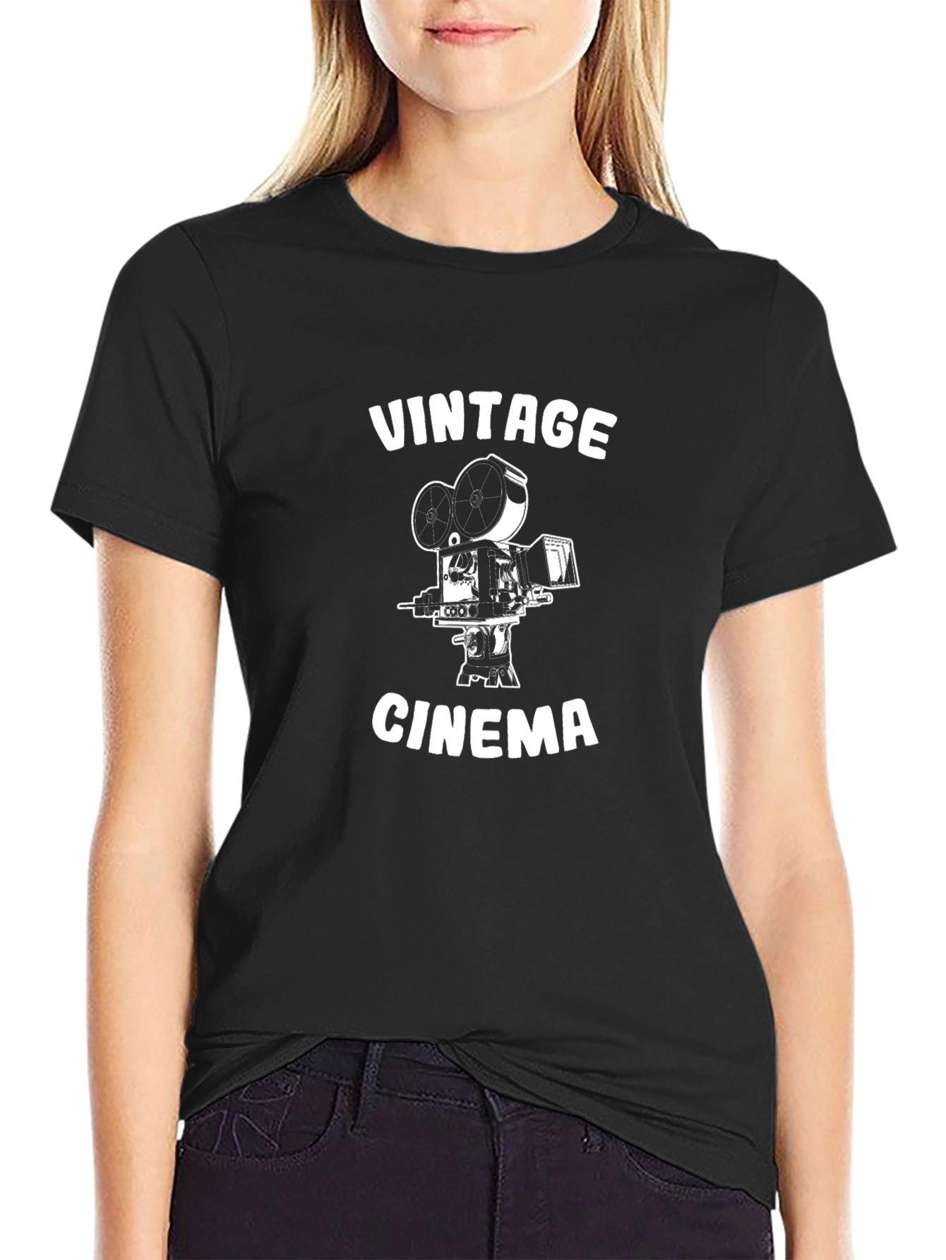 Vintage Cinema Graphic T-Shirt