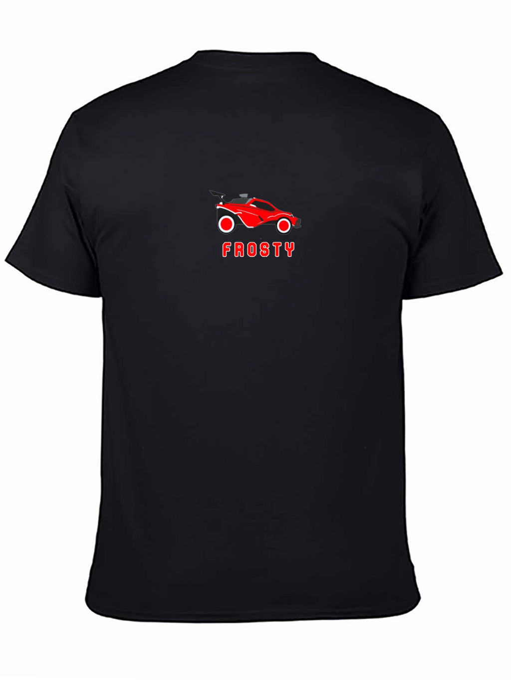 Frosty Rocket League Car Graphic Tee - Black