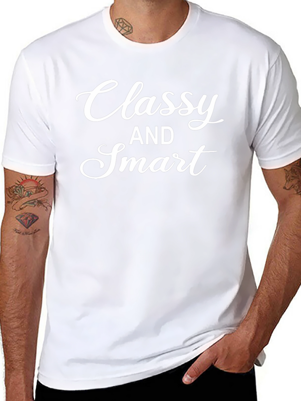 Classy and Smart Graphic T-Shirt - Trendy Style