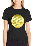 Litecoin Crypto Black T-Shirt