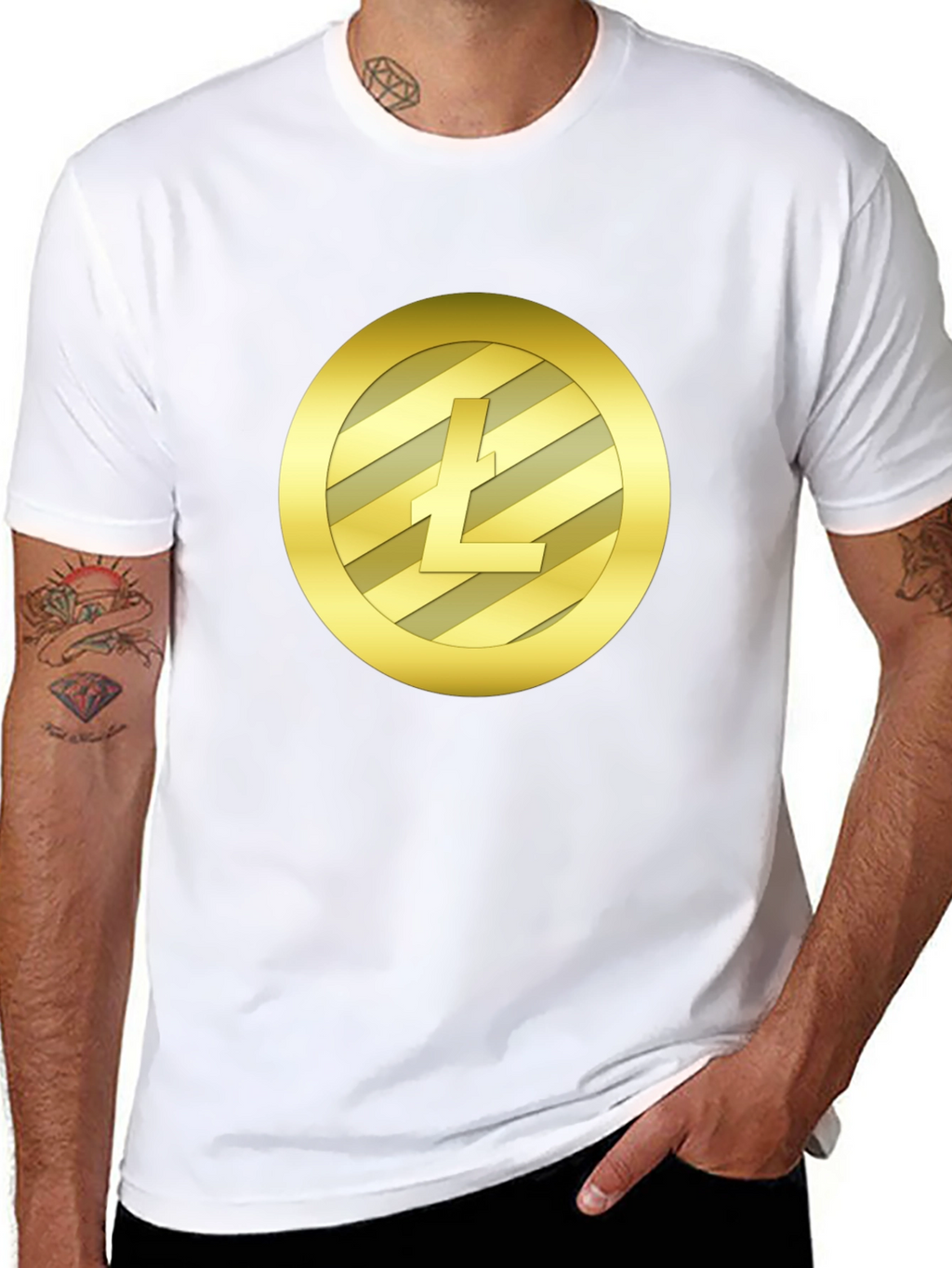 Litecoin Crypto Black T-Shirt