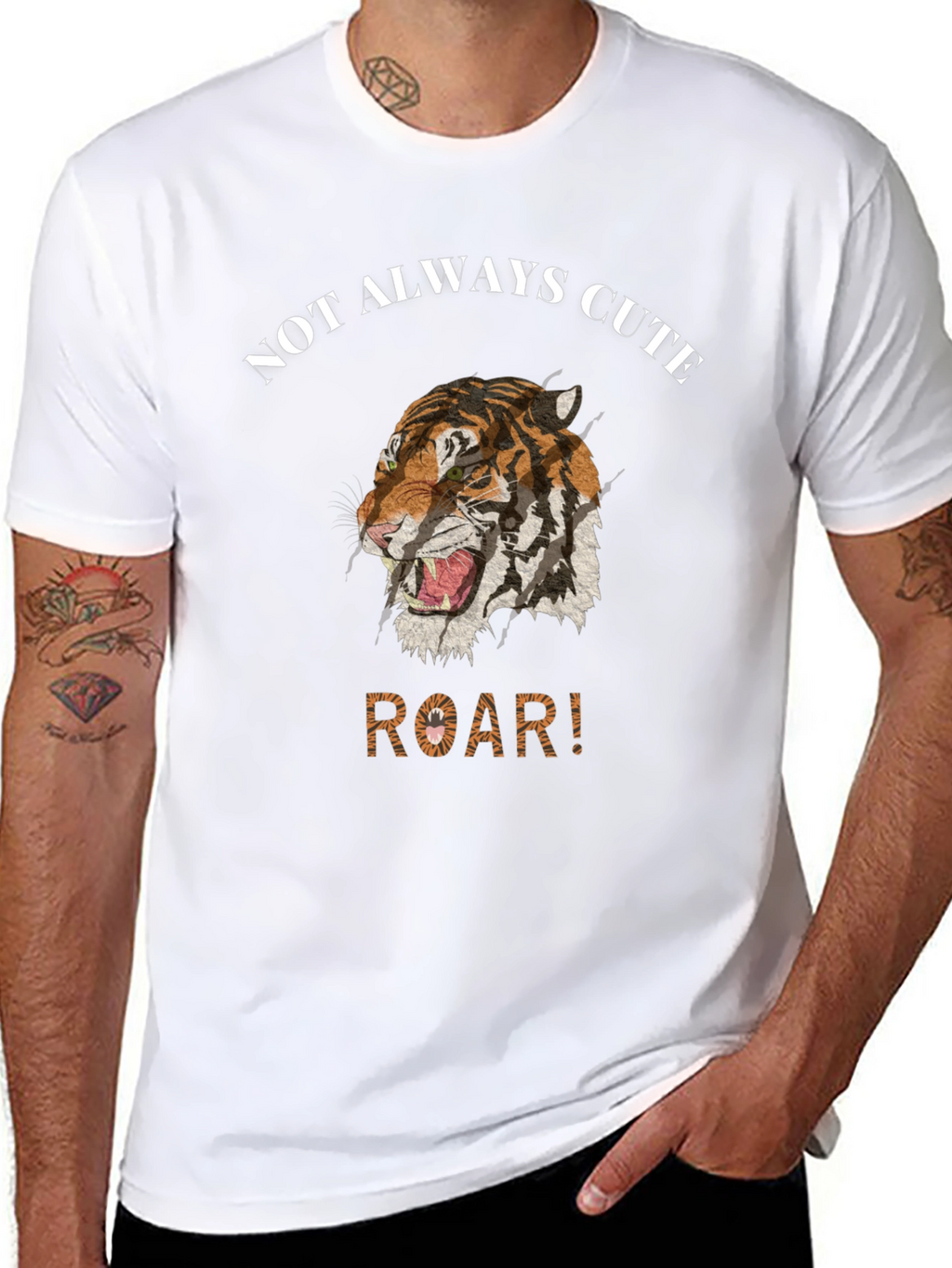 Not Always Cute Tiger Graphic Tee