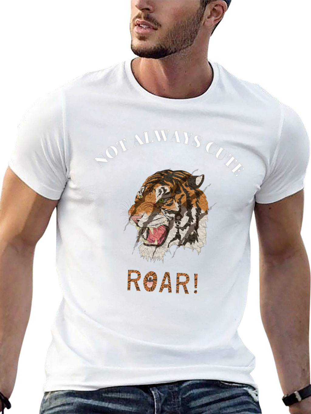 Not Always Cute Tiger Graphic Tee