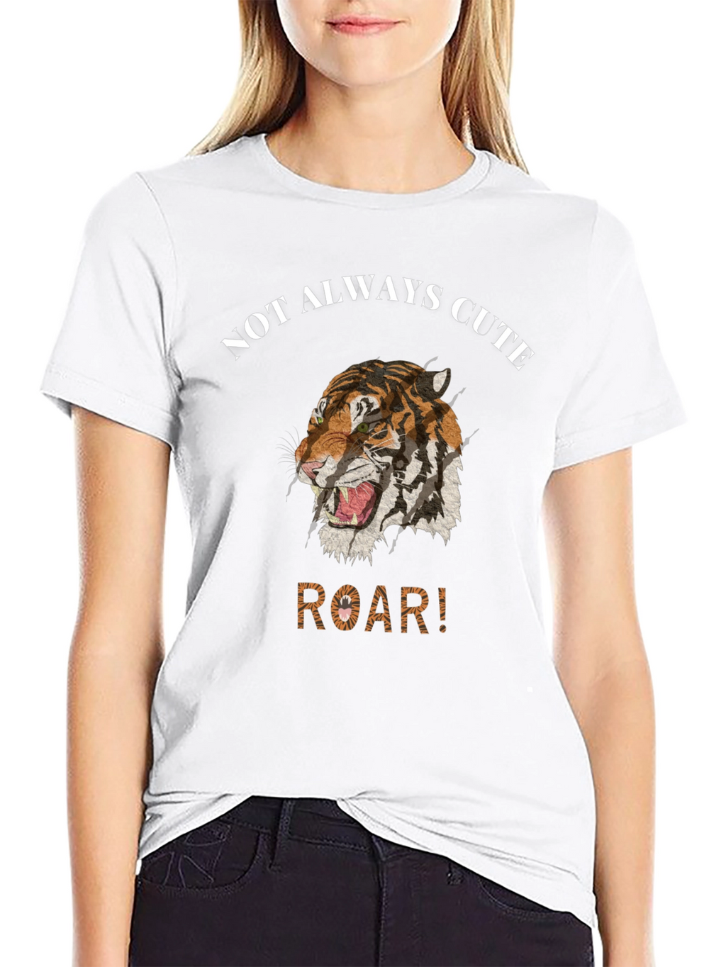 Not Always Cute Tiger Graphic Tee