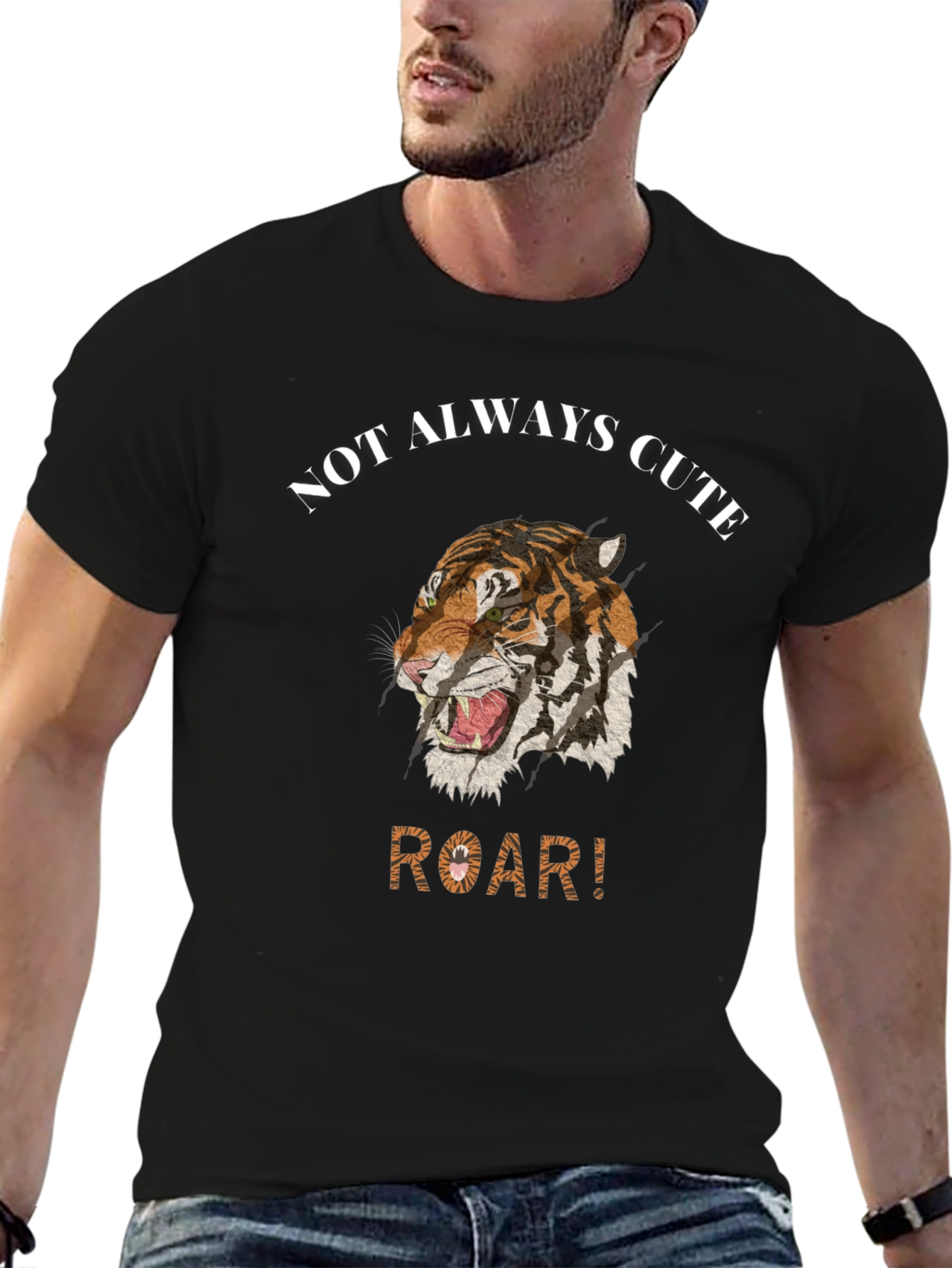 Not Always Cute Tiger Graphic Tee